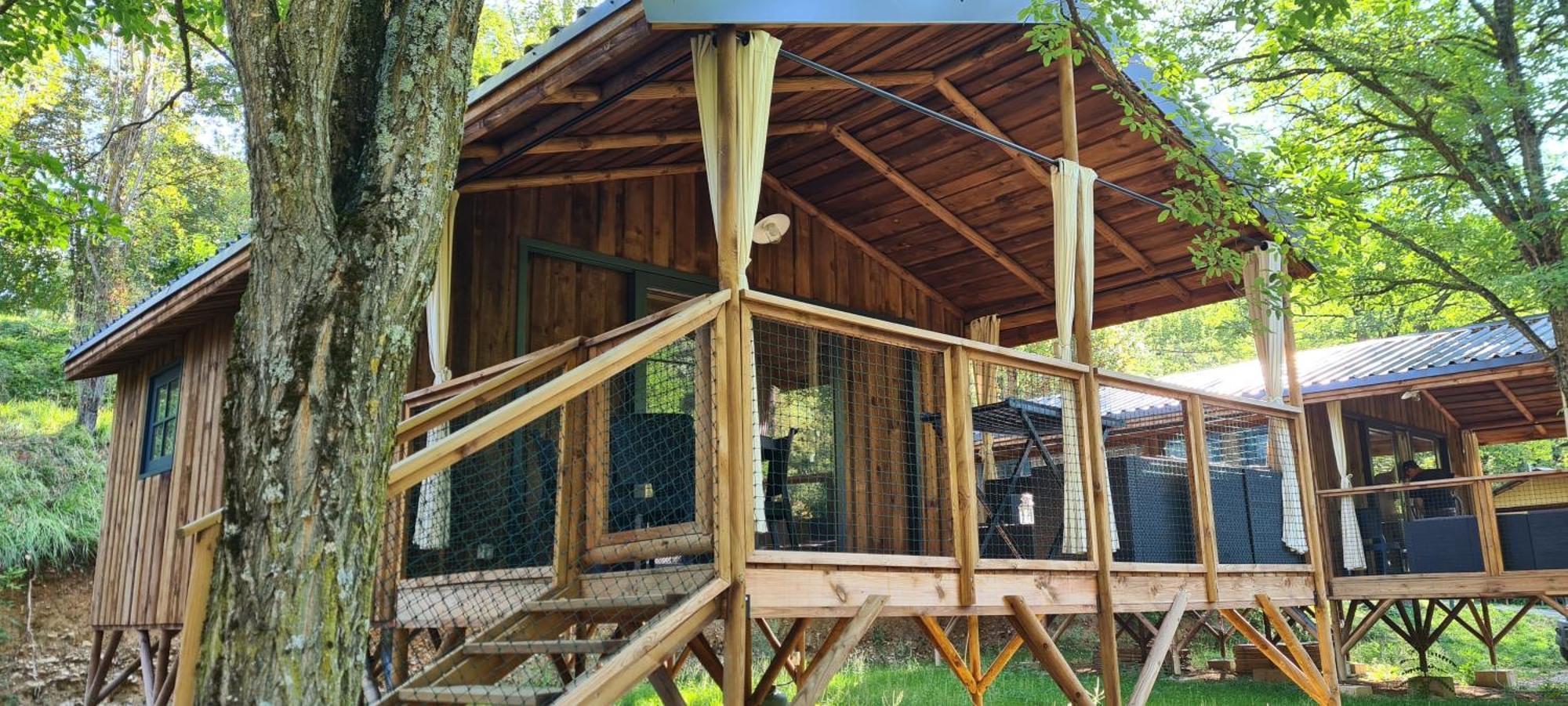Camping Le Gallo Romain Barbieres Exterior photo
